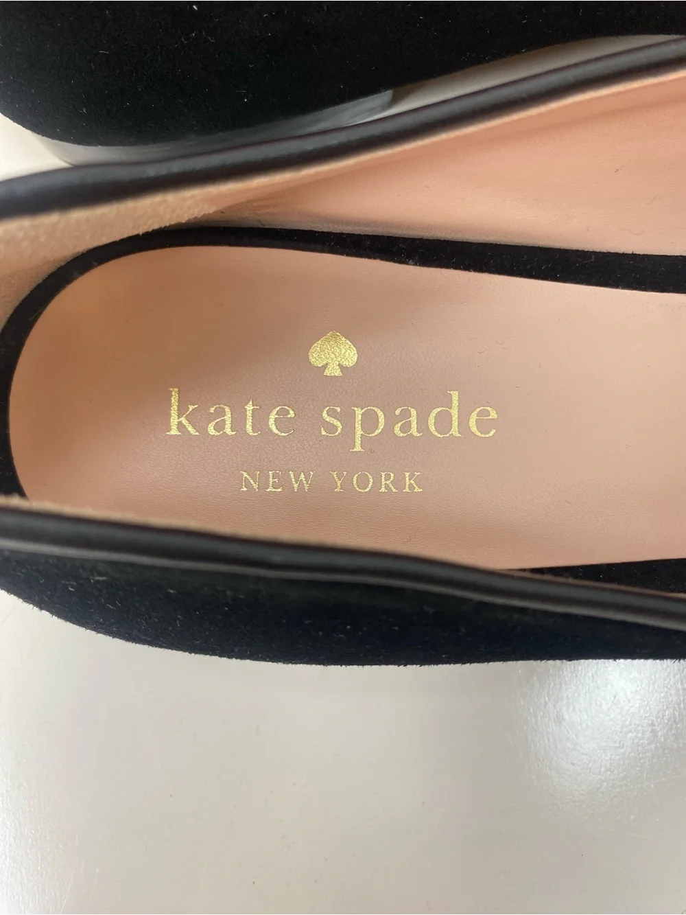 kate spade Black Velvet Slip-On Loafers
